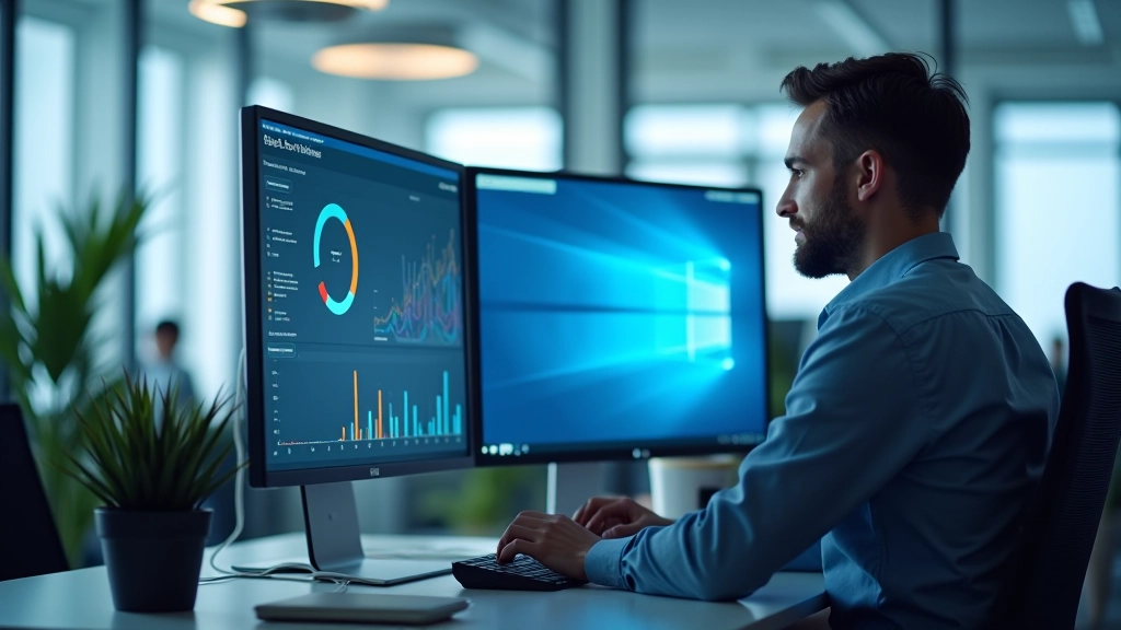 Dashboard showing chatbot analytics metrics with engagement graphs, user adoption rates, and conversation statistics